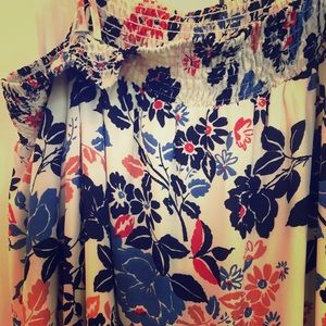 Trixxi floral lined dress. Size Small